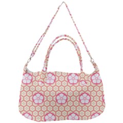 Floral Design Seamless Wallpaper Removal Strap Handbag