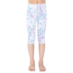 Blossom In A Hundred - Kids  Capri Leggings  by WensdaiAmbrose