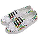 Round Star Colors Illusion Mandala Women s Classic Low Top Sneakers View2