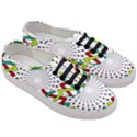 Round Star Colors Illusion Mandala Women s Classic Low Top Sneakers View3