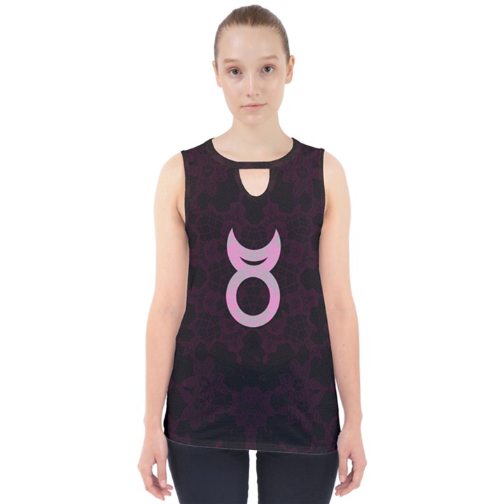 Horned - Cut Out Tank Top