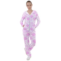 Peony Asia Spring Flowers Natural Women s Tracksuit