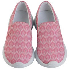 Damask Floral Design Seamless Kids  Lightweight Slip Ons by Pakrebo