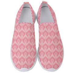 Damask Floral Design Seamless Men s Slip On Sneakers by Pakrebo