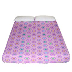 A Hexagonal Pattern Unidirectional Fitted Sheet (queen Size) by Pakrebo