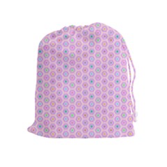 A Hexagonal Pattern Unidirectional Drawstring Pouch (xl) by Pakrebo