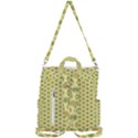 A Hexagonal Pattern Unidirectional Crossbody Backpack View3