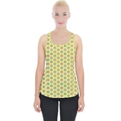 A Hexagonal Pattern Unidirectional Piece Up Tank Top by Pakrebo