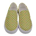 A Hexagonal Pattern Unidirectional Women s Canvas Slip Ons View1