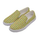 A Hexagonal Pattern Unidirectional Women s Canvas Slip Ons View2