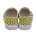 A Hexagonal Pattern Unidirectional Women s Canvas Slip Ons View4