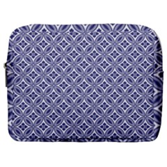 Wreath Differences Indigo Deep Blue Make Up Pouch (large) by Pakrebo