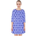 A Hexagonal Pattern Unidirectional Smock Dress View1