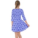 A Hexagonal Pattern Unidirectional Smock Dress View2