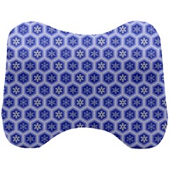 A Hexagonal Pattern Unidirectional Head Support Cushion by Pakrebo