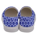 A Hexagonal Pattern Unidirectional Men s Canvas Slip Ons View4