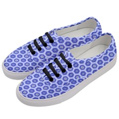 A Hexagonal Pattern Unidirectional Women s Classic Low Top Sneakers by Pakrebo