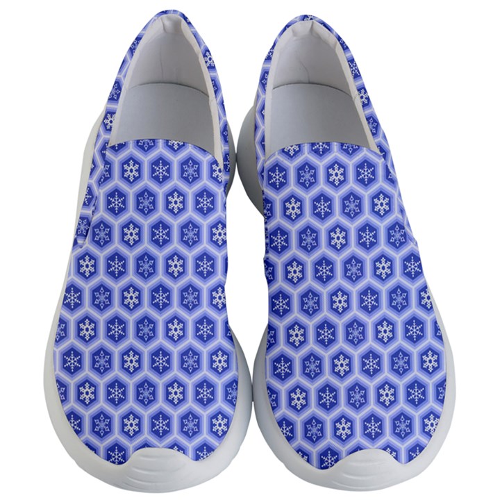 A Hexagonal Pattern Unidirectional Women s Lightweight Slip Ons