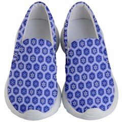 A Hexagonal Pattern Unidirectional Kids  Lightweight Slip Ons by Pakrebo