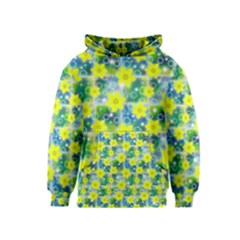 Narcissus Yellow Flowers Winter Kids  Pullover Hoodie by Pakrebo