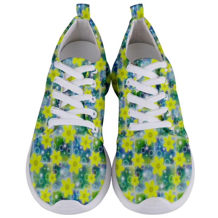 Narcissus Yellow Flowers Winter Men s Lightweight Sports Shoes