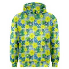 Narcissus Yellow Flowers Winter Men s Overhead Hoodie by Pakrebo