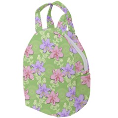 Lily Flowers Green Plant Natural Travel Backpacks by Pakrebo