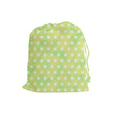 Traditional Patterns Hemp Pattern Drawstring Pouch (large) by Pakrebo