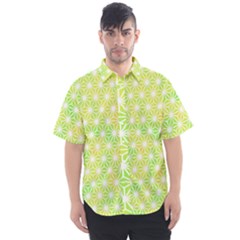 Traditional Patterns Hemp Pattern Men s Short Sleeve Shirt