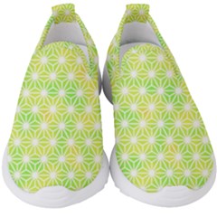 Traditional Patterns Hemp Pattern Kids  Slip On Sneakers