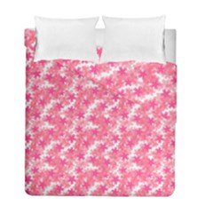 Phlox Spring April May Pink Duvet Cover Double Side (full/ Double Size) by Pakrebo