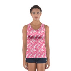 Phlox Spring April May Pink Sport Tank Top  by Pakrebo