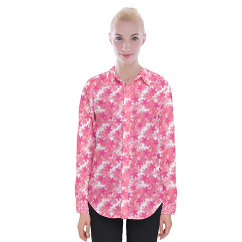 Phlox Spring April May Pink Womens Long Sleeve Shirt by Pakrebo