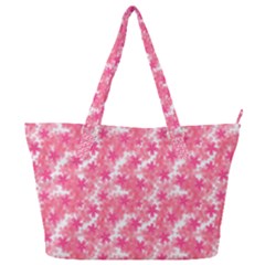 Phlox Spring April May Pink Full Print Shoulder Bag