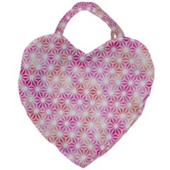 Traditional Patterns Hemp Pattern Giant Heart Shaped Tote by Pakrebo