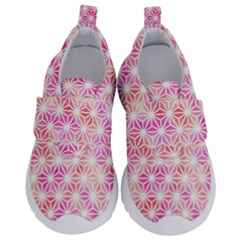 Traditional Patterns Hemp Pattern Kids  Velcro No Lace Shoes by Pakrebo