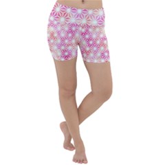 Traditional Patterns Hemp Pattern Lightweight Velour Yoga Shorts by Pakrebo