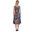 Woods Trees Abstract Scene Forest Midi Sleeveless Dress View2