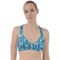 Gardenia Flowers White Blue Sweetheart Sports Bra View1