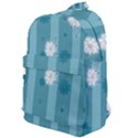 Gardenia Flowers White Blue Classic Backpack View1