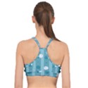 Gardenia Flowers White Blue Basic Training Sports Bra View2