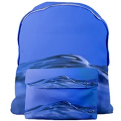 Wave Macro Water Surface Giant Full Print Backpack by Pakrebo