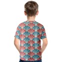 Seamless Patter Peacock Feathers Kids  Cotton Tee View2