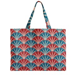 Seamless Patter Peacock Feathers Zipper Mini Tote Bag by Pakrebo