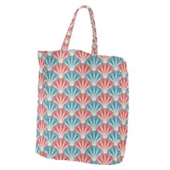 Seamless Patter Peacock Feathers Giant Grocery Tote by Pakrebo