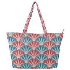 Seamless Patter Peacock Feathers Full Print Shoulder Bag by Pakrebo