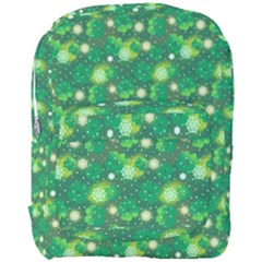 Leaf Clover Star Glitter Seamless Full Print Backpack by Pakrebo