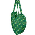 Leaf Clover Star Glitter Seamless Giant Heart Shaped Tote View3