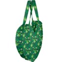 Leaf Clover Star Glitter Seamless Giant Heart Shaped Tote View4