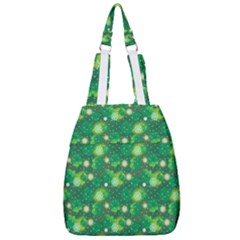 Leaf Clover Star Glitter Seamless Center Zip Backpack by Pakrebo